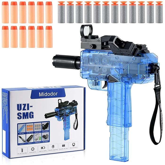 Buy Boniry Airsoft Uzi SMG Nerf Machine Gun Rapid fire Automatic Toy