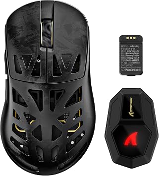 ATTACK SHARK RS6 Ultra PAW3955MAX Sensor 52000 DPI 8K Wireless Gaming Mouse