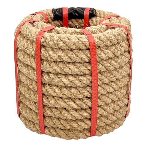1 Inch x 50 Ft Hemp Rope - Heavy Duty