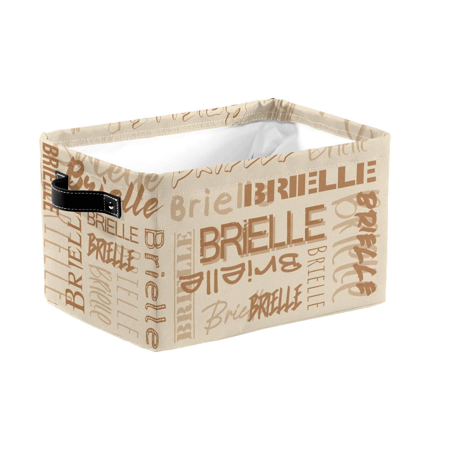 ZAACUSTOM Personalized Storage Bins with Name Custom Kids Storage Basket Cubes Organizer with Handles for Organizing Boys and Girls Toys Shelf Closet Nursery Baskets Boxes, 1 Pack