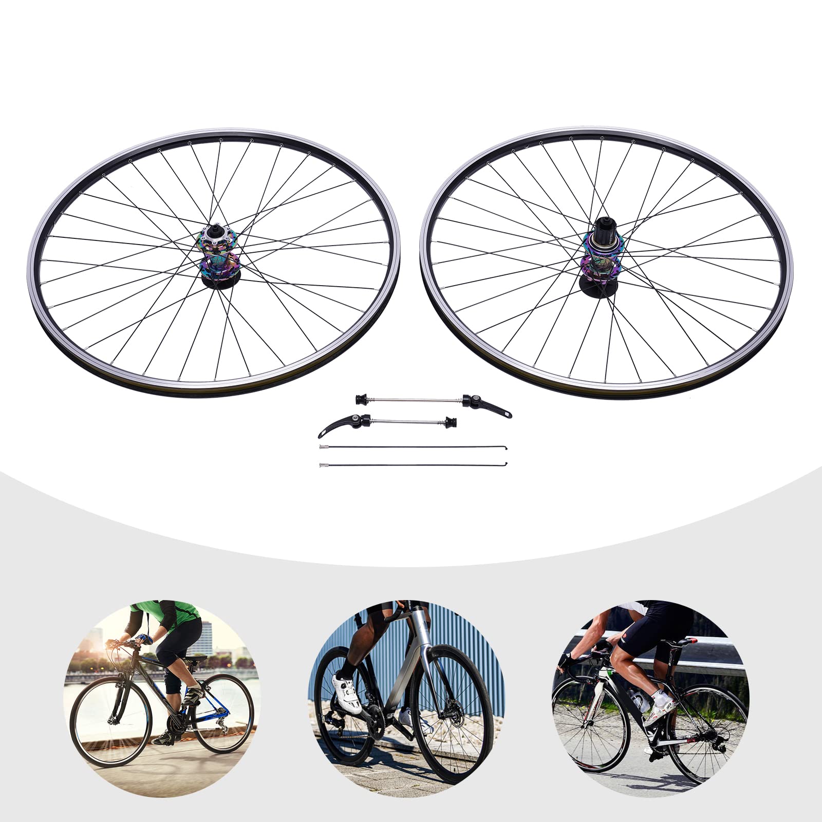 Mountain bike anteriore ruota posteriore mountain bike cassetta freno a disco 7-12 marce 29 pollici nero