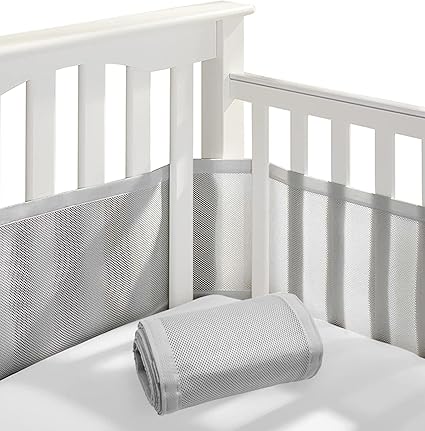 Amazon Kxysly ベビーベッドガード ベッドバンパー 4シーズン使用可能 洗濯可能 反衝突防止 通気性ベッドバンパー ベッドガード オシャレ ベッドレール ベビー 赤ちゃん 四方タイプ 夏用 ベッド ガード 折り畳み式 掛け布団 灰色 ベッドガード フェンス ベビー