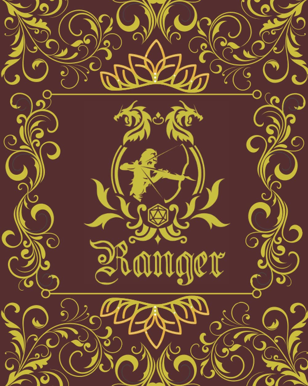 Ranger Character Journal: DnD DM Notebook With 50 Character Sheets and 100 Mixed Pages (Lined, Graph, Hex & Blank)For Role Playing Fantasy Games ... - 14 Cover Designs For Different RPG Class)