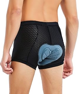 Men's Cycling Underwear Pants 3D Padded Breathable Lightweight MTB Shorts Elastic Bike Underpants