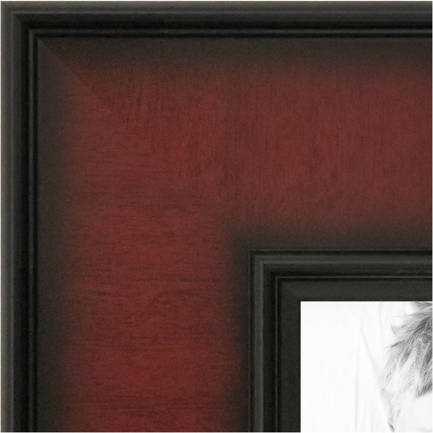 ArtToFrames 14x18 Inch Brown Picture Frame, 5 - Pack, This 1.75 inch Custom Wood Poster Frame is Honors Mahogany, Comes with Regular Glass (Frame_Pack_5_D11145-14x18)