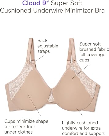 Olga Women's Plus-size Cloud 9 Minimizer Bra
