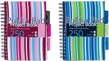 Pukka A5 Project Book Pink/Blue
