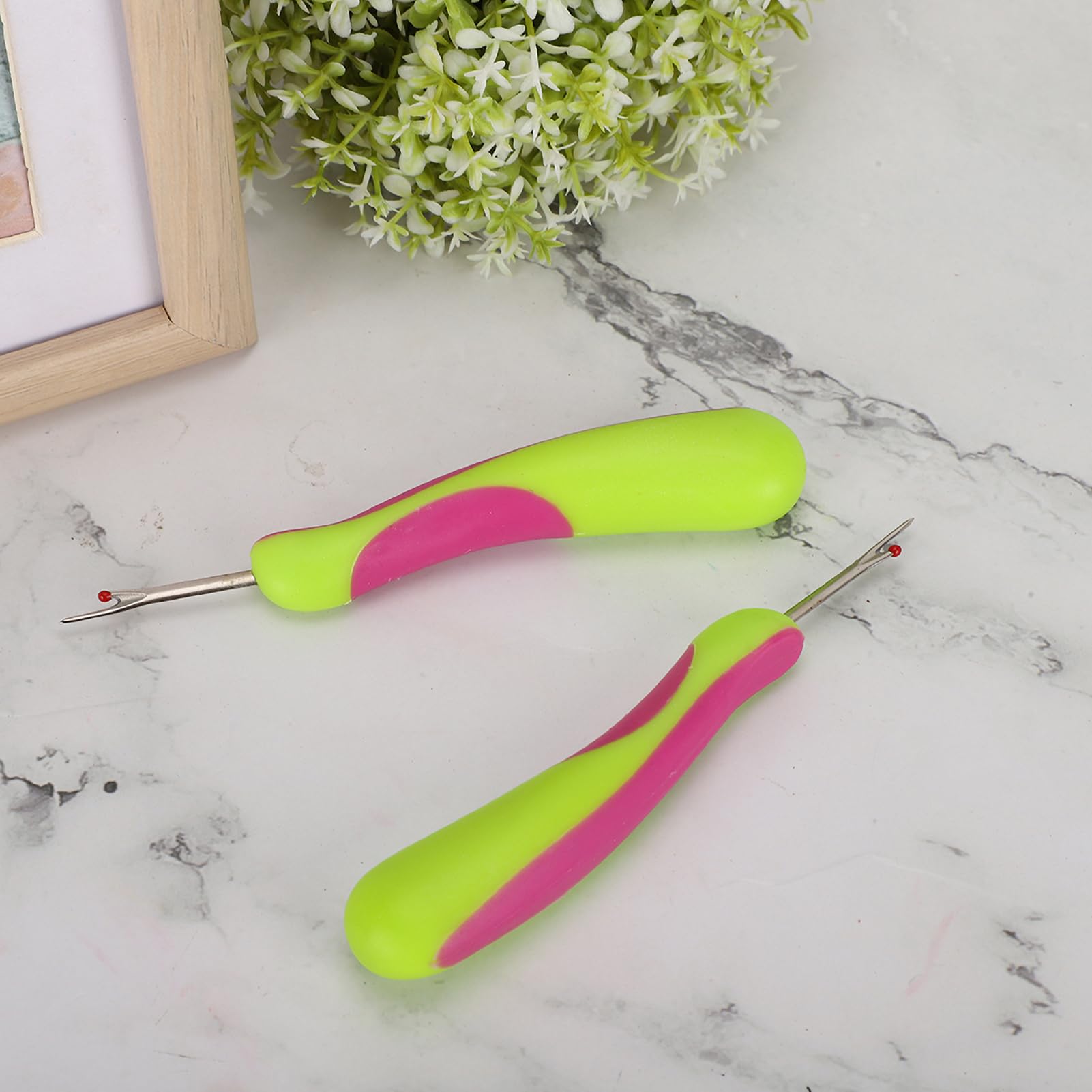 Snapklik.com : 2Pcs Sewing Seam Rippers, Ergonomic Grip Stitch Unpicker ...