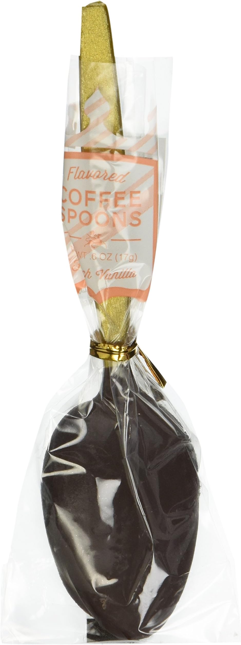 Gourmet French Vanilla Chocolate Flavored Spoons - 24 Count Display Box - by Seattle Gourmet Foods