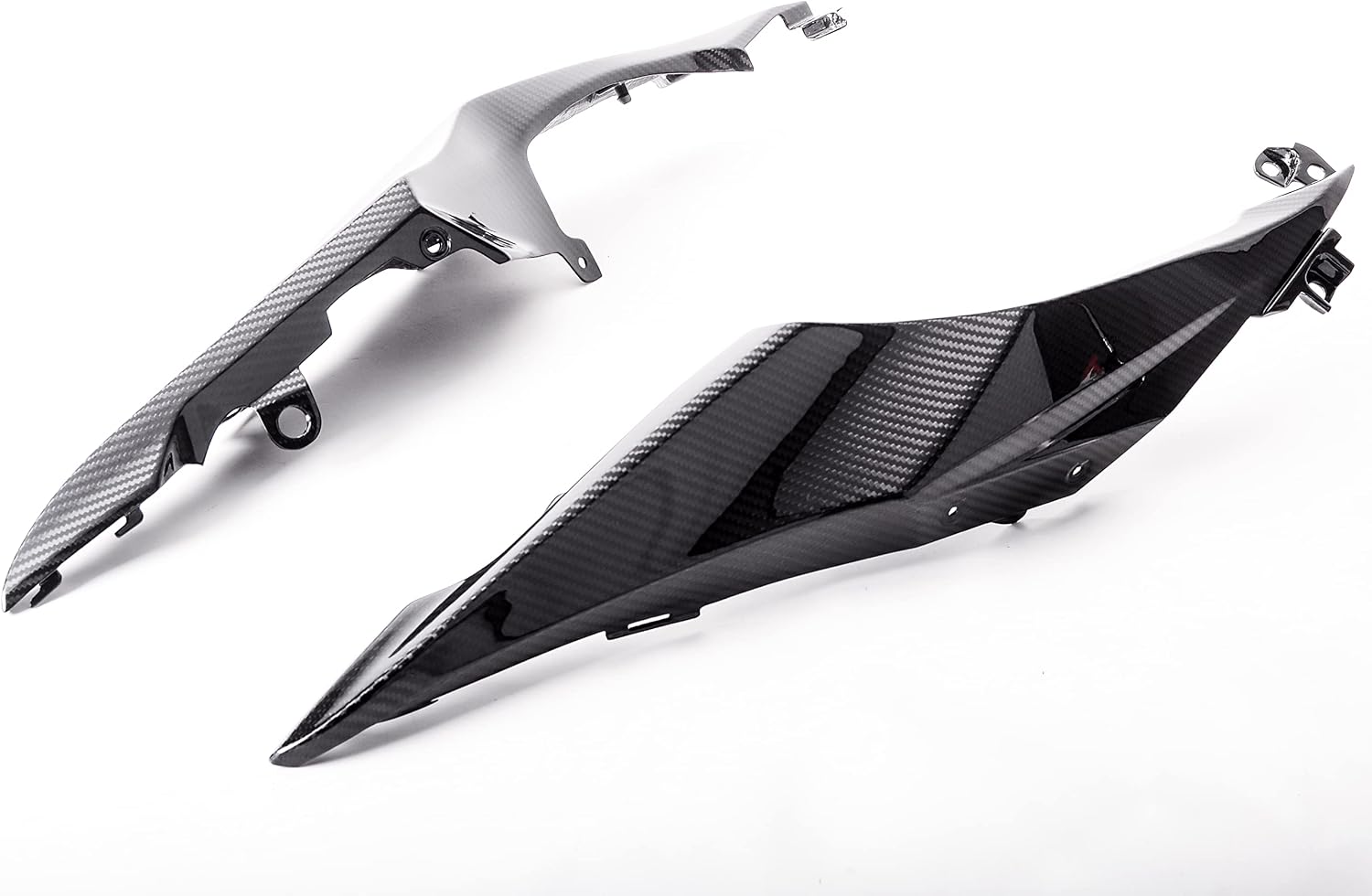 Bestem Carbon Fiber Tail Side Cover Fairing Twill for 2017-2022 Suzuki GSX-R1000 /R