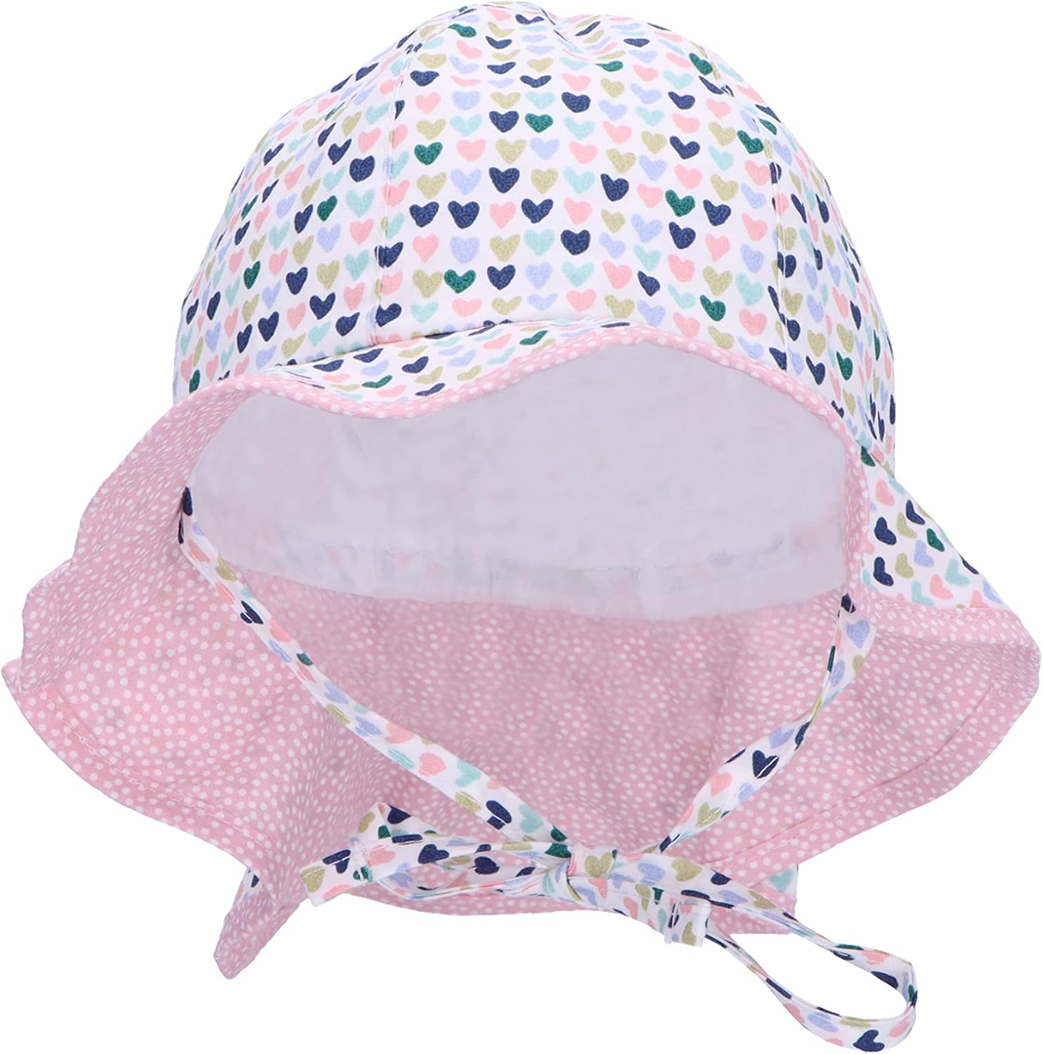 Sterntaler Children's Unisex Hearts Sun Hat
