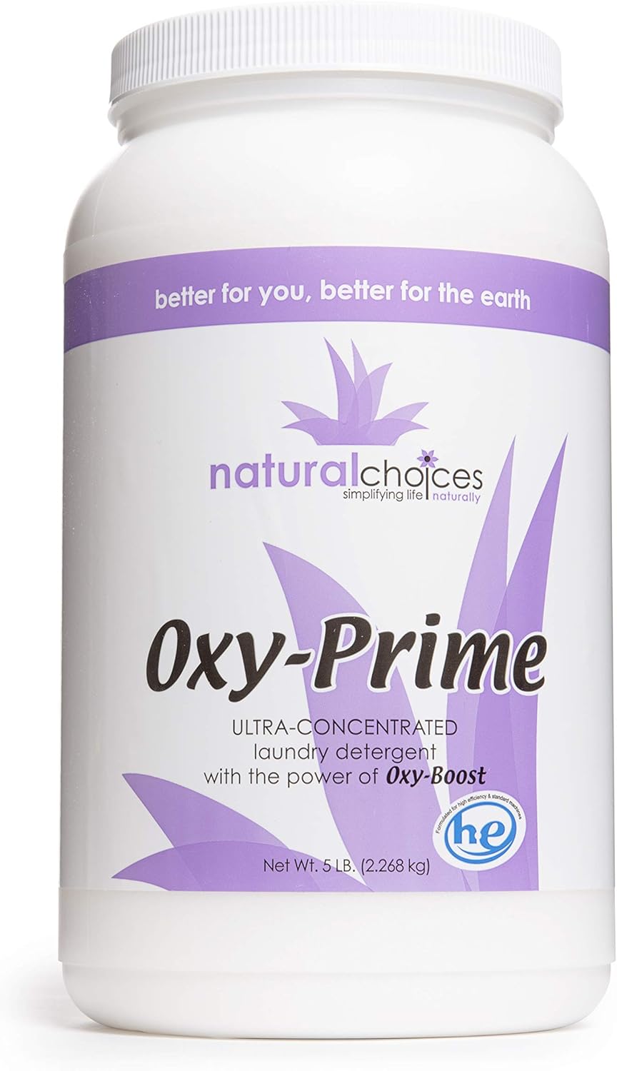 Natural Choices OxyPrime Powder Laundry Soap Health