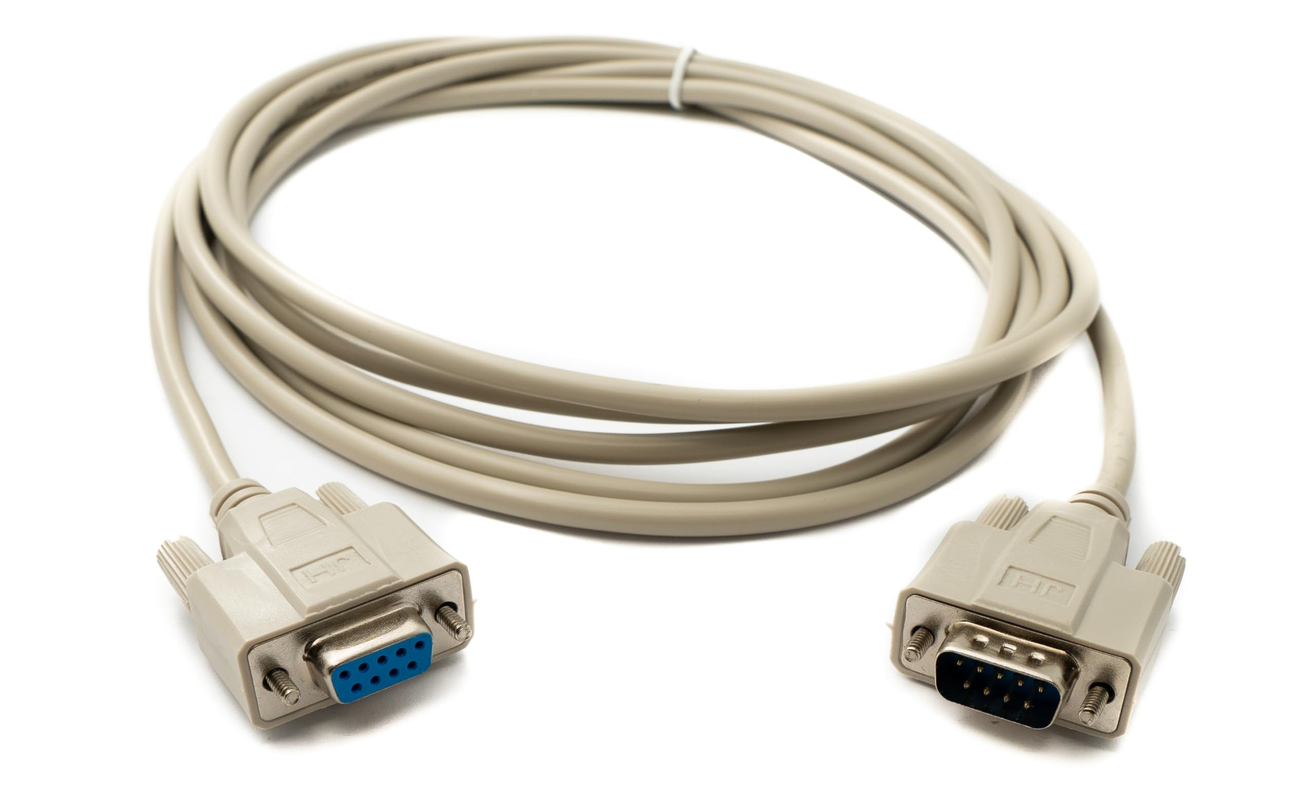 System-S Cavo D Sub 3 m 9 pin maschio a femmina RS232 DB9 adattatore grigio