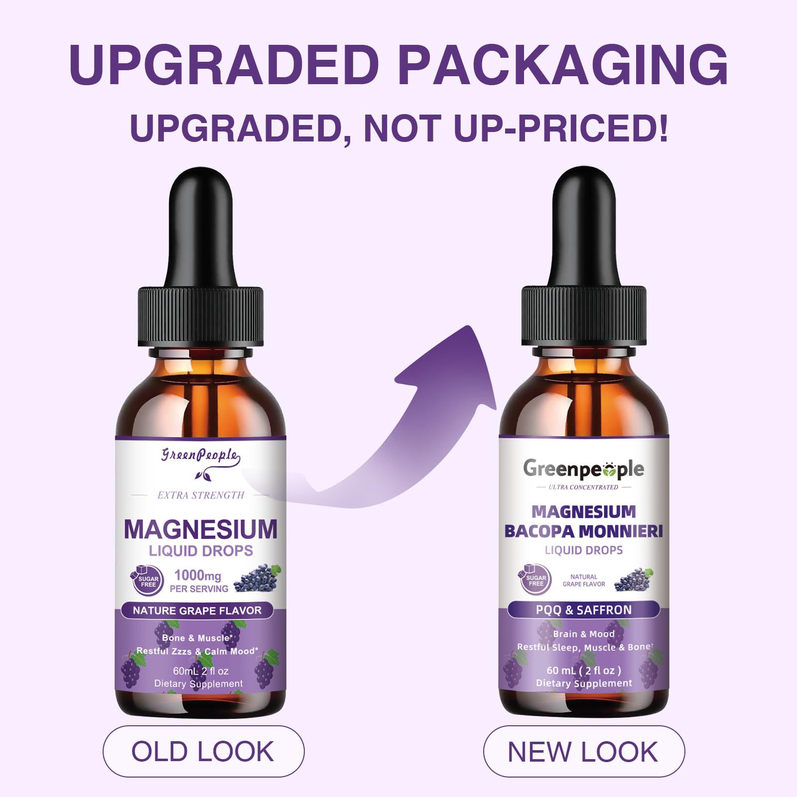 GREENPEOPLE Magnesium Glycinate Liquid Drops, (2 Pack) 2 fl oz, Sugar-Free — Amazon image 8