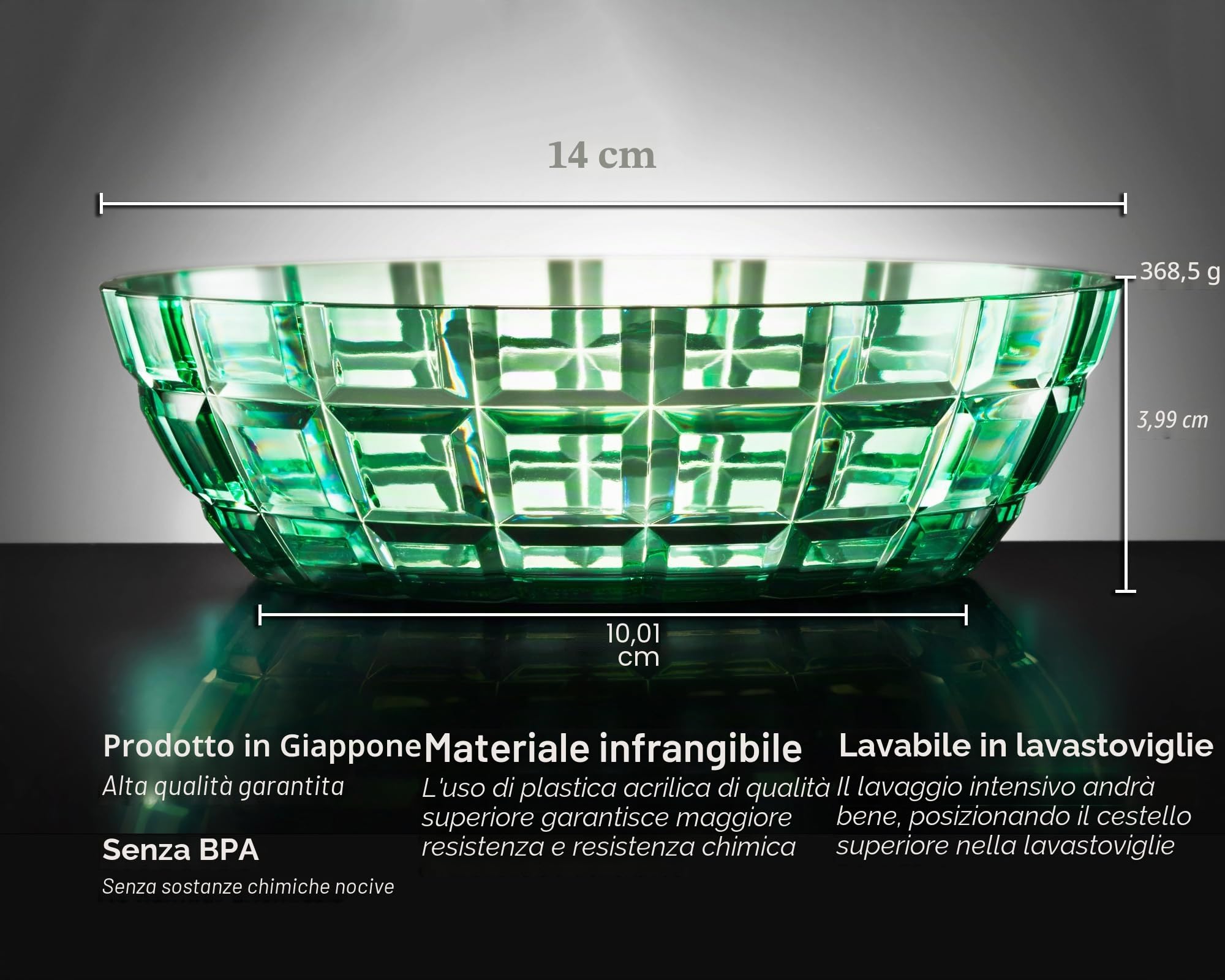 SCANDINOVIA - Stoviglie infrangibili di alta qualità - Set di 6 - Plastica acrilica di alta qualità - Perfetto per regali - Senza BPA - Lavabile in lavastoviglie - Impilabile (ciotole da 400 ml)