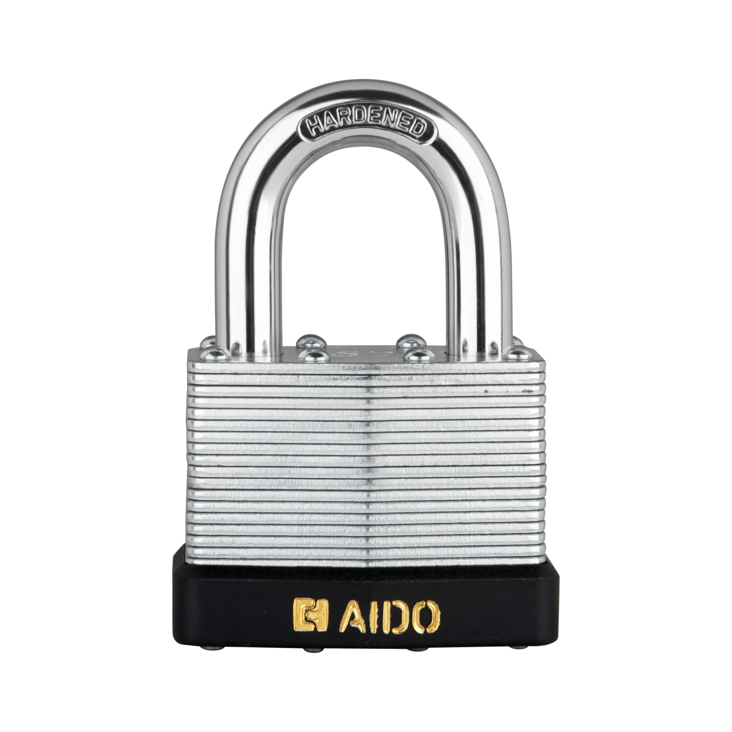 AIDO 40mm Laminated Steel Padlock | Heavy Duty Waterproof Multipurpose Lock for Home, Gates, Shutters, Shops, Warehouses & Trucks | Hardened Shackle, Rust Resistant | 4 Keys | 2 Yr Warranty — Amazon image 9