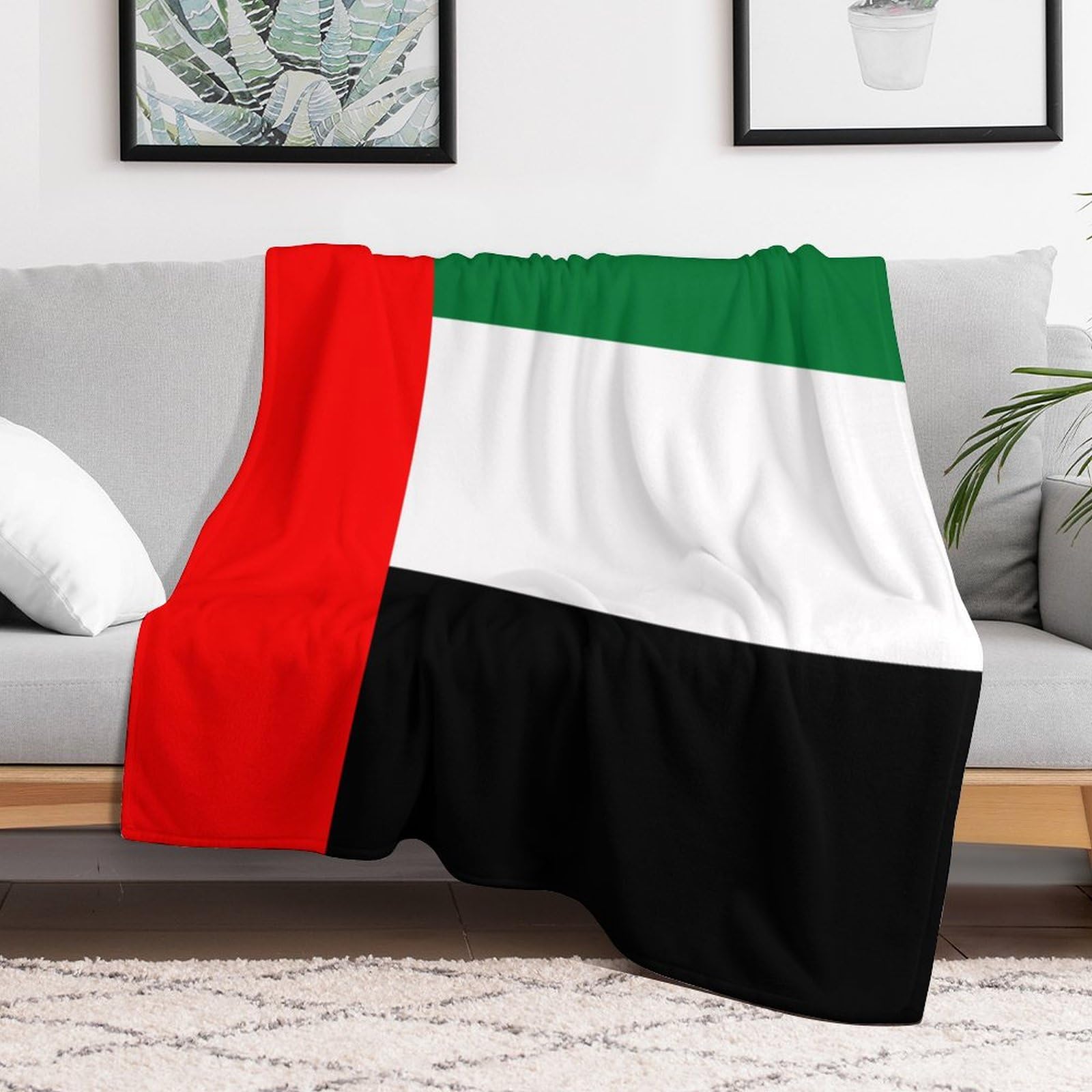 Couverture lit polaire arabe grand format pour cocooning sur canapé et chambre dortoir