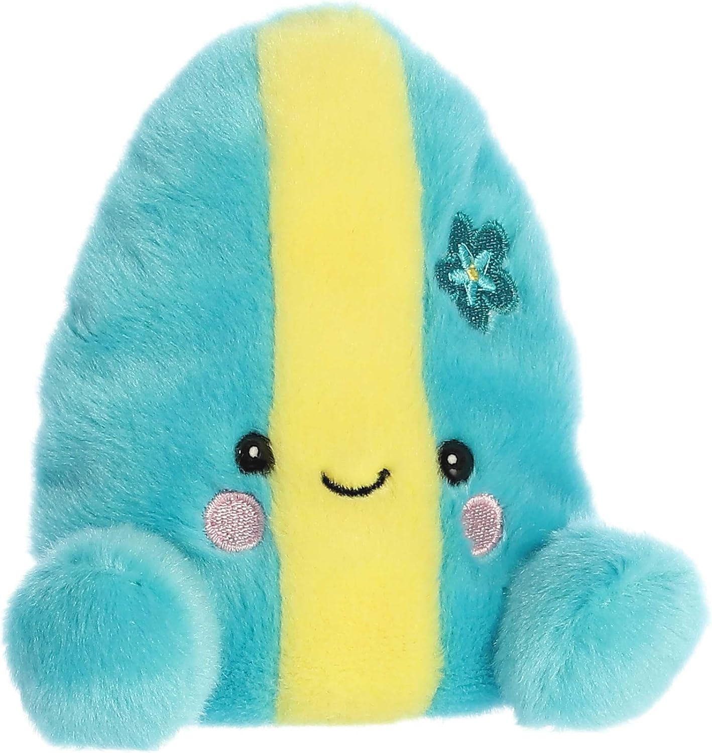 Aurora® Adorable Palm Pals™ Fynn Surfboard™ Stuffed Animal - Fun Collectible Plush for Kids and Adult Collectors - Perfect for Decorating Rooms and Birthday Gifts - Blue 5 Inches