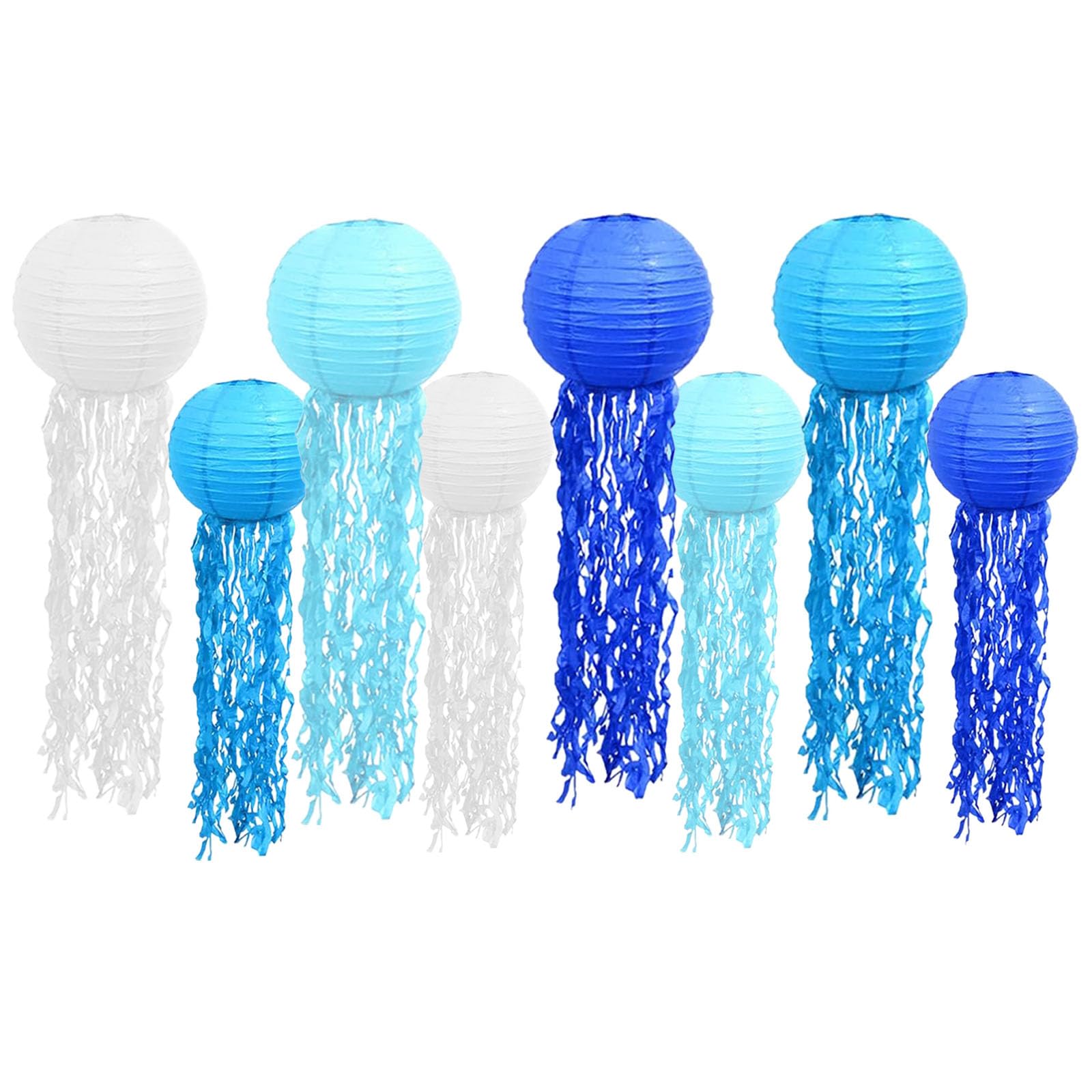 Lanterne Di Carta Eduse,6 Pezzi Lanterne Di Carta Colori Da Appendere