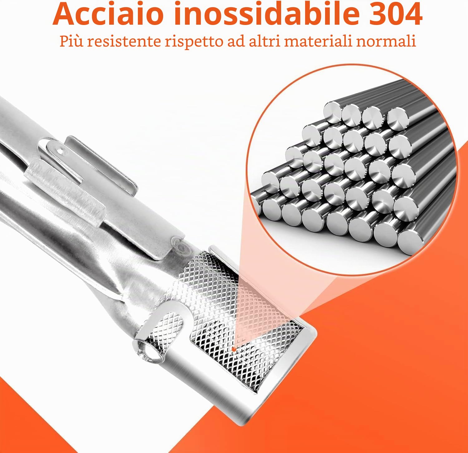 GFTIME Set di 4 bruciatori per barbecue a gas Weber Genesis 300, Genesis E330 E320 E310 S310 S320 S330 con manopole per bruciatore anteriore, bruciatore in acciaio inox 304 62752, 4 pezzi