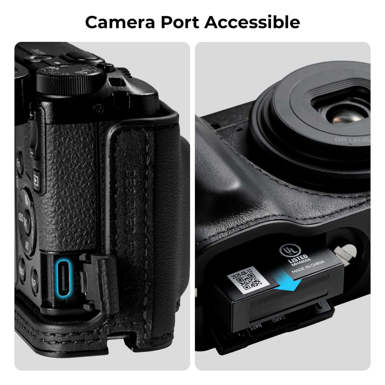 Amazon | SmallRig GR IV/GR IIIシリーズ本革ケースキット、RICOH GR
