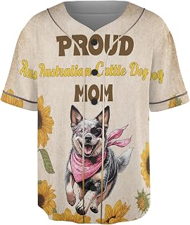 Proud Dog Mom Happy Mother's Day with Love Baseball Jersey Shirt Jacket