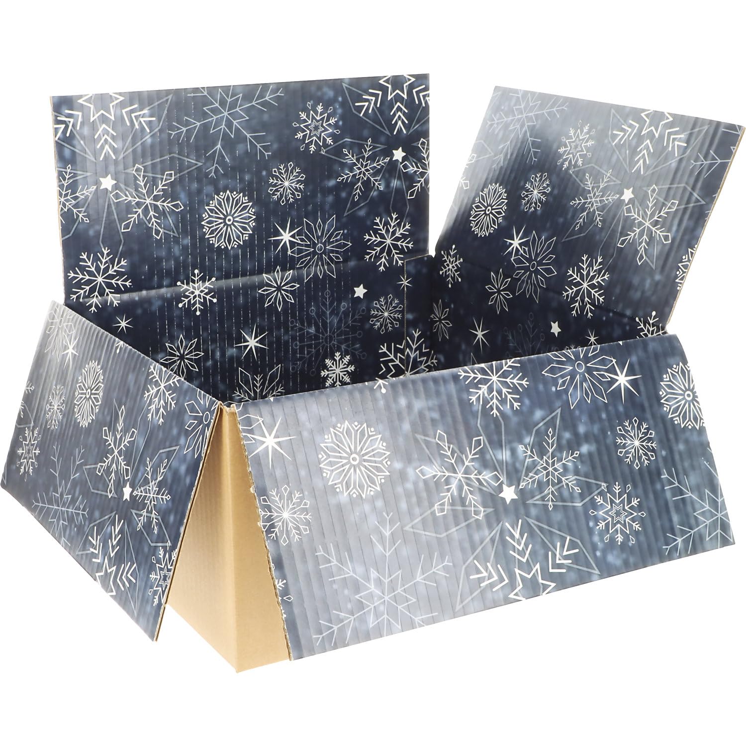 ratioform | Wellpapp-Faltkarton mit Innendruck Christmas | Hochglanz, Innenmaße 350 x 315 x 170 mm, VE 20 Stk