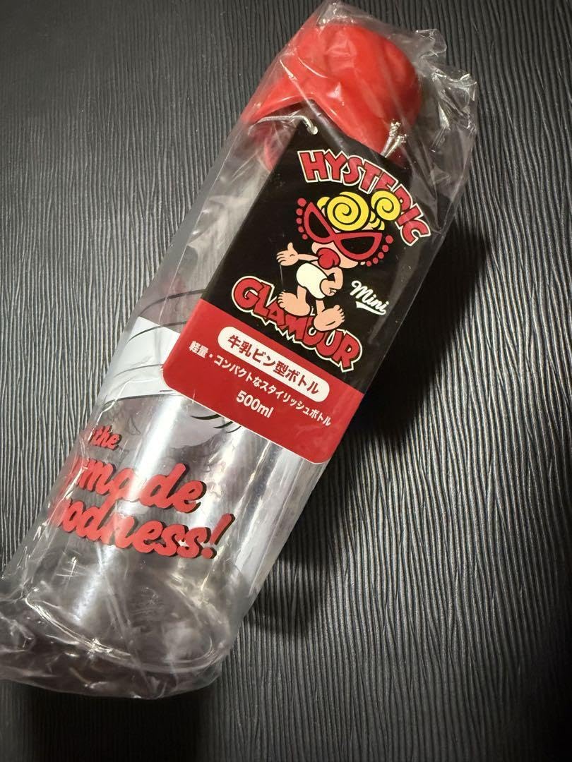 Amazon.co.jp: HystericMiniヒスミニ牛乳瓶型ボトル500ml2点