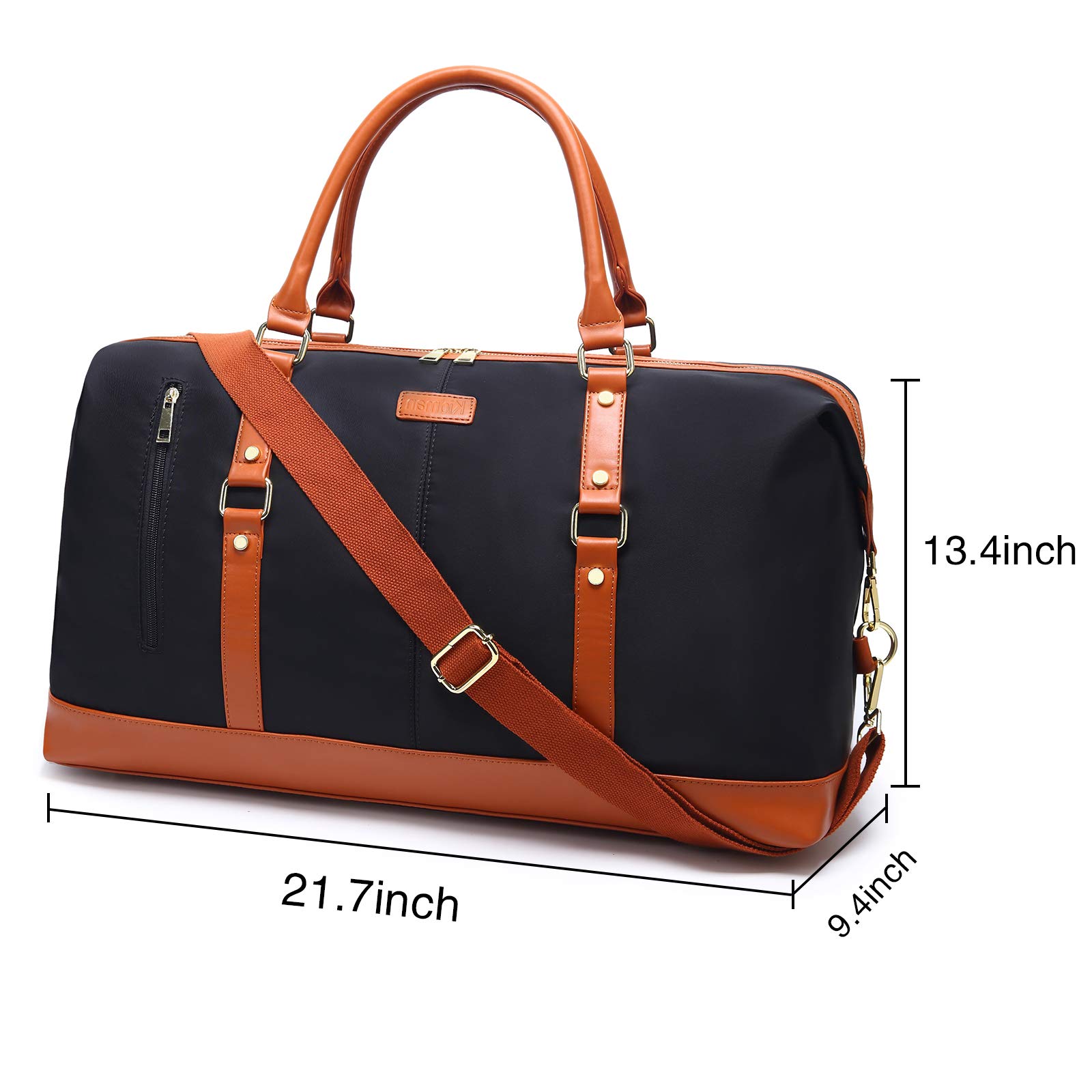 Damen Reisetasche, Schwarz - Schwarz - Größe: Large