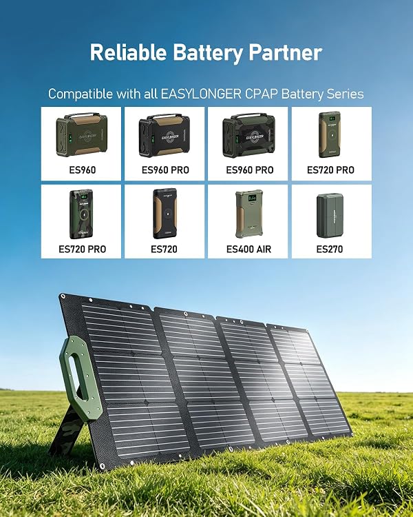 EASYLONGER 110W Foldable Solar Panel, ESP110 Portable Solar Charger by EASYLONGER - Used condition - Image 4