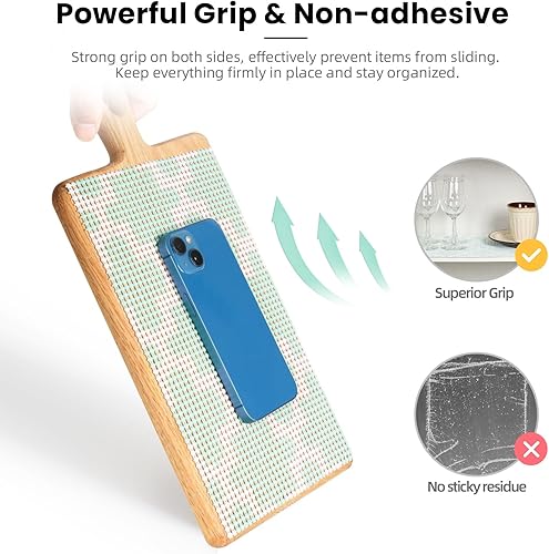 Vista 45 de BAGAIL - Forro para cajones y estantes, 17.5 x 20 pies, revestimientos de estantes no adhesivos para armarios de cocina, forros gruesos de agarre