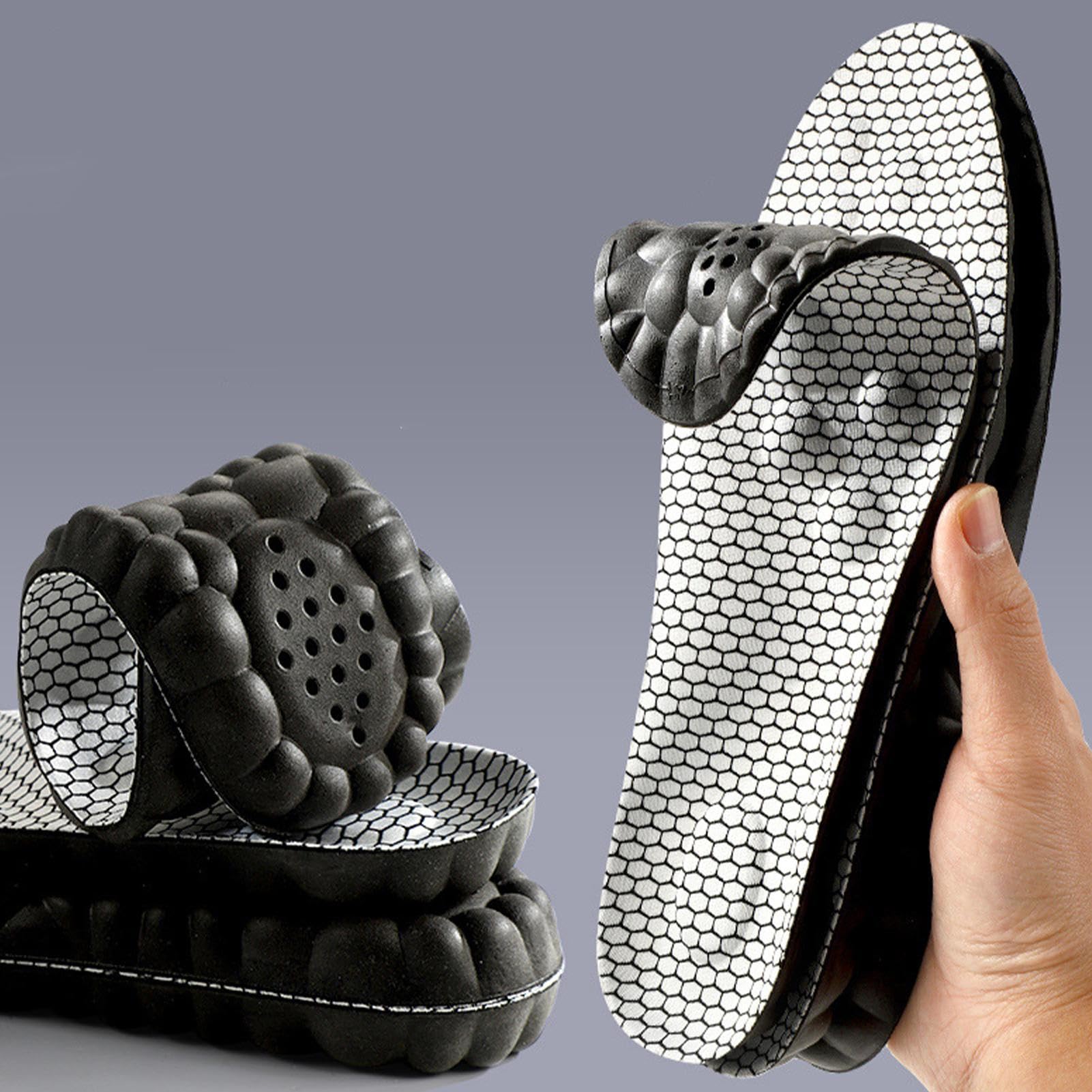 Solette Comfort per Scarpe Basse Supporto Del Piede Multiuso Ad Alta | Inserti per Scarpe Solette Multiuso Ammortizzanti e Traspiranti per Lavoro, Escursionismo, Corsa, Camminata e Star