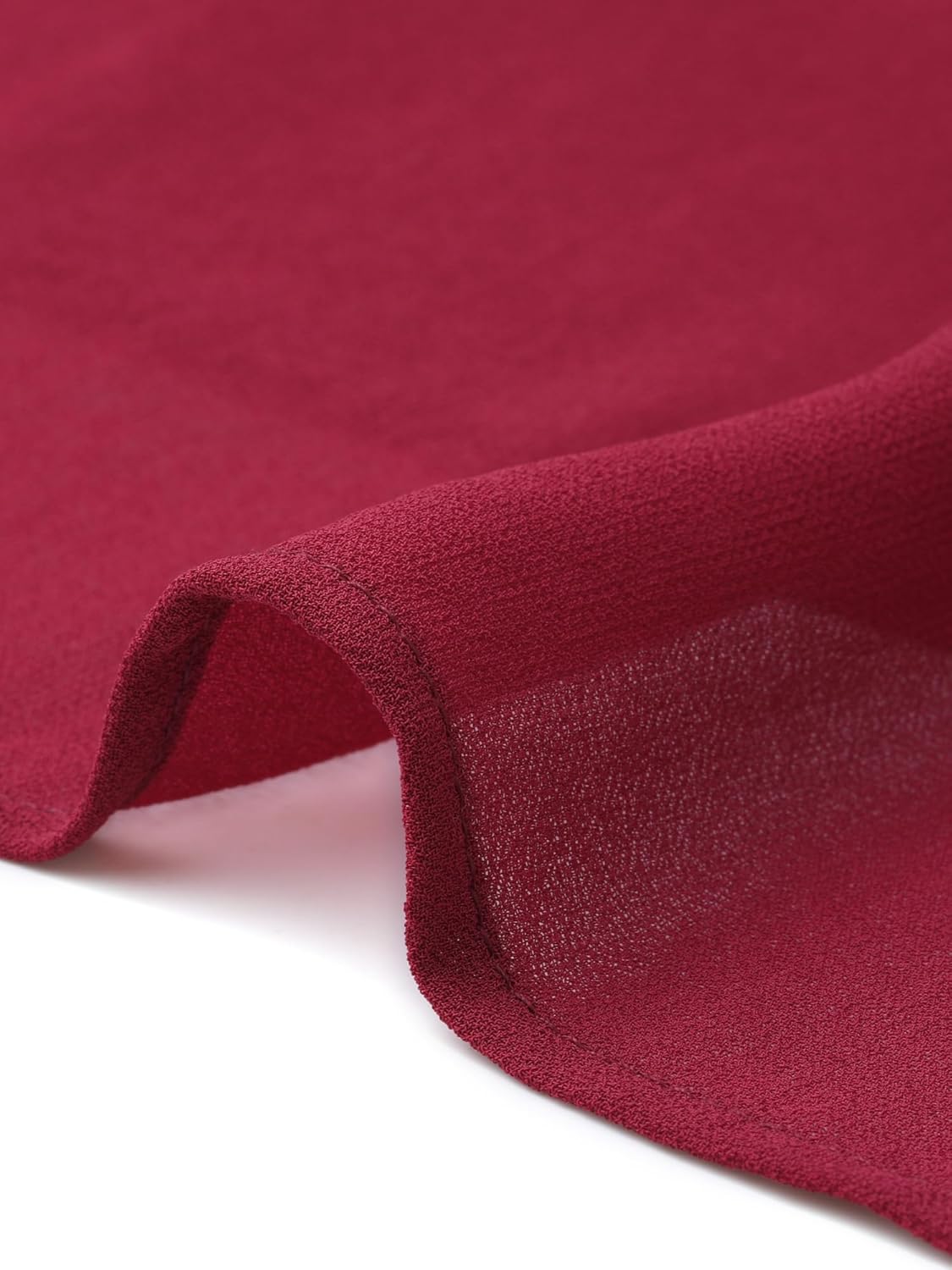 Seta T Women's Chiffon Dresses Flutter 3/4 Sleeve Crewneck Flowy Knee Length Dress Cocktail Party Wedding Outfits - Image 7