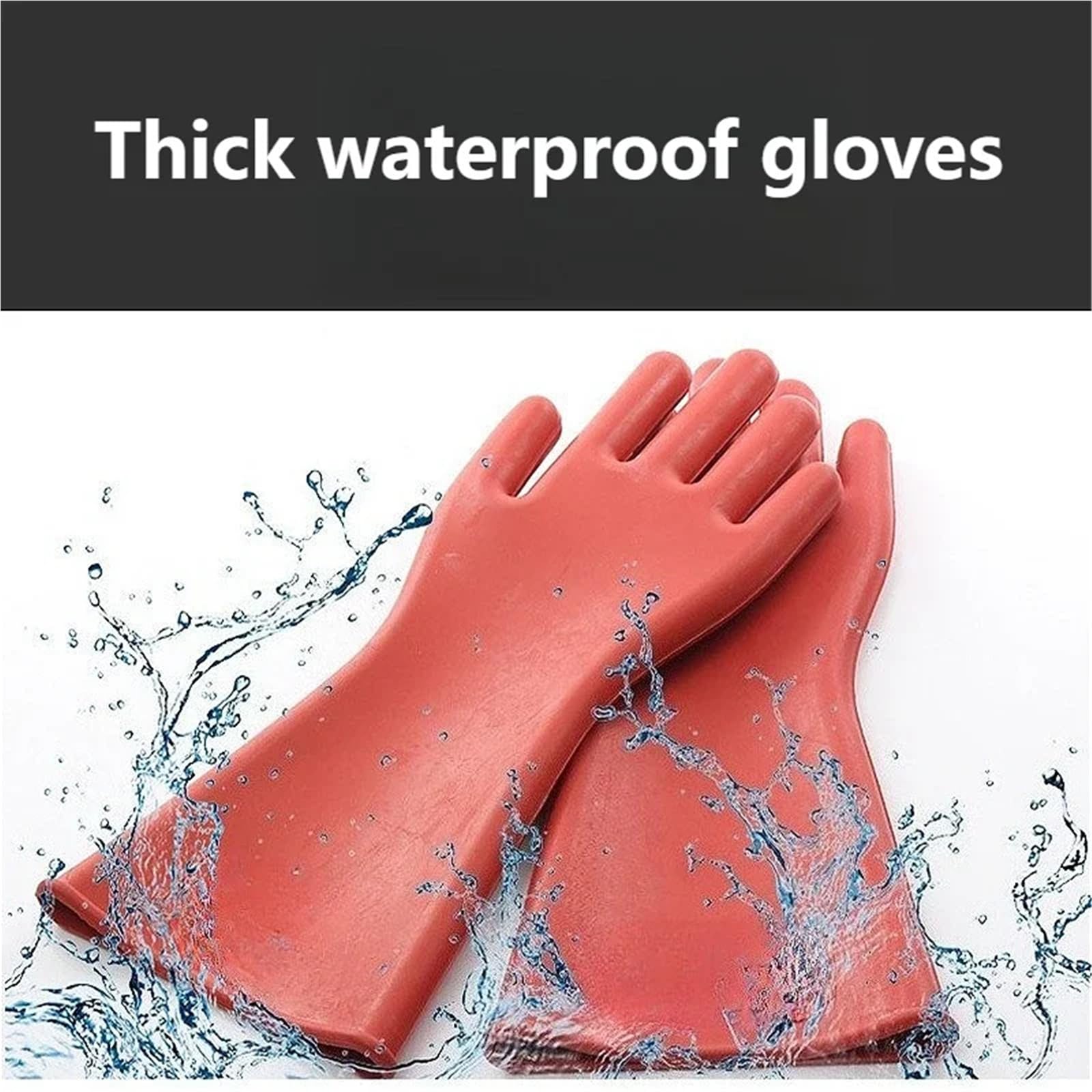 Generisch 12KV-Hochspannungs-Isolierhandschuhe | Anti-elektrische Sicherheitsschutzhandschuhe For Professionelle Elektriker