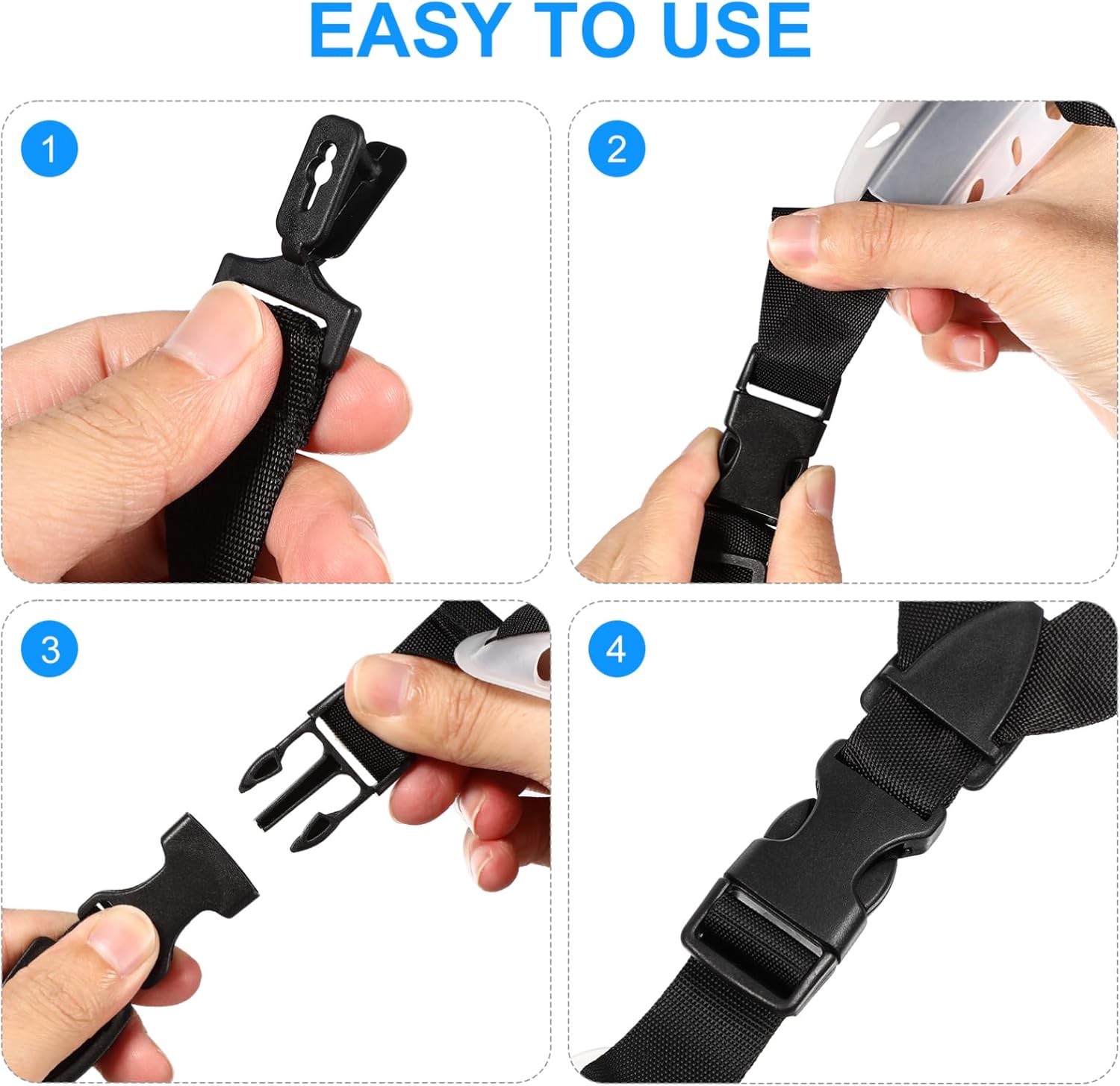 20pcs Elastic Hard-hat Chin Strap for Safety Helmet Chin Strap Lightweight and Easy to Install Random Essential Hard Hat Accessory for Construction Workers