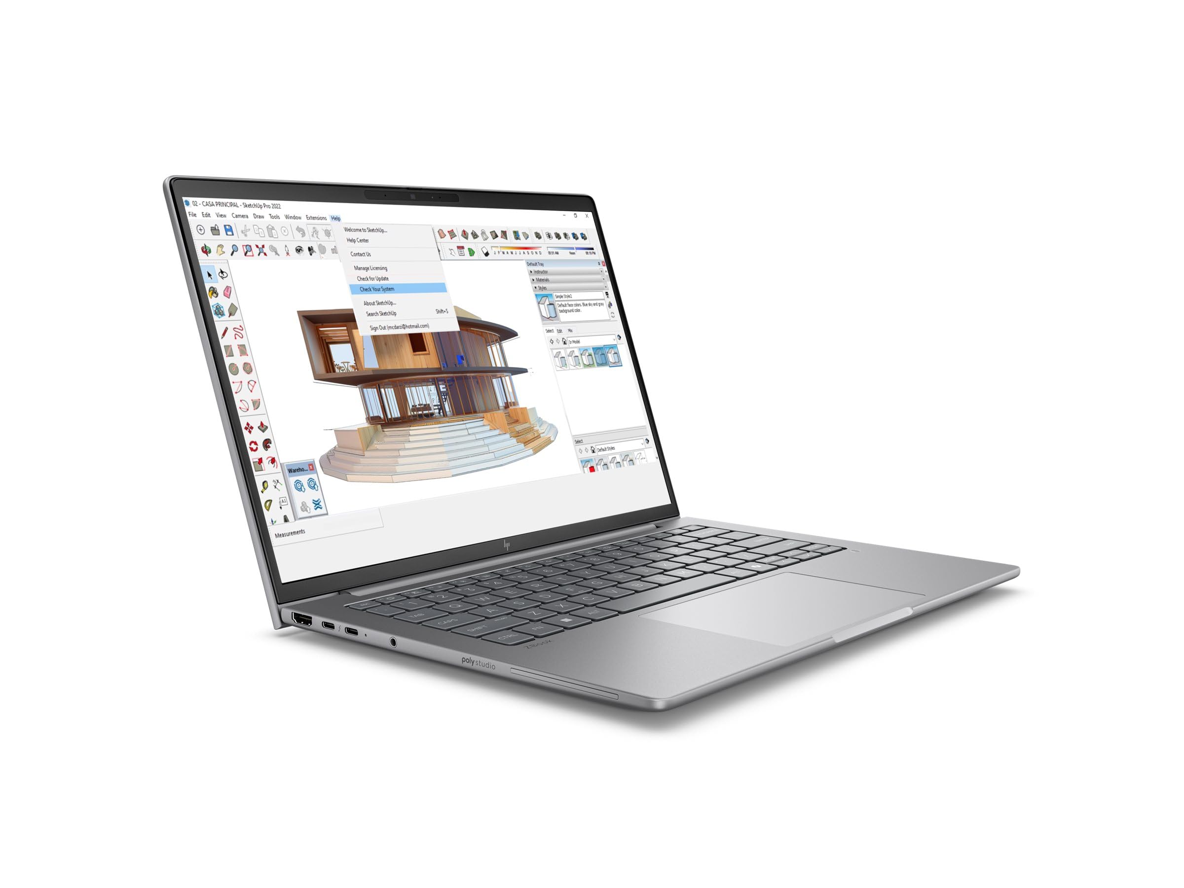 HP ZBook 8 G1i Mobile Workstation - Intel Core Ultra 7 255H / 2 GHz - vPro Enterprise - Win 11 Pro - RTX 500 Ada - 64 GB RAM - 1 TB SSD NVMe, TLC - 35.6 cm (14") IPS Touchscreen 2560 x 1600 (WQXGA)