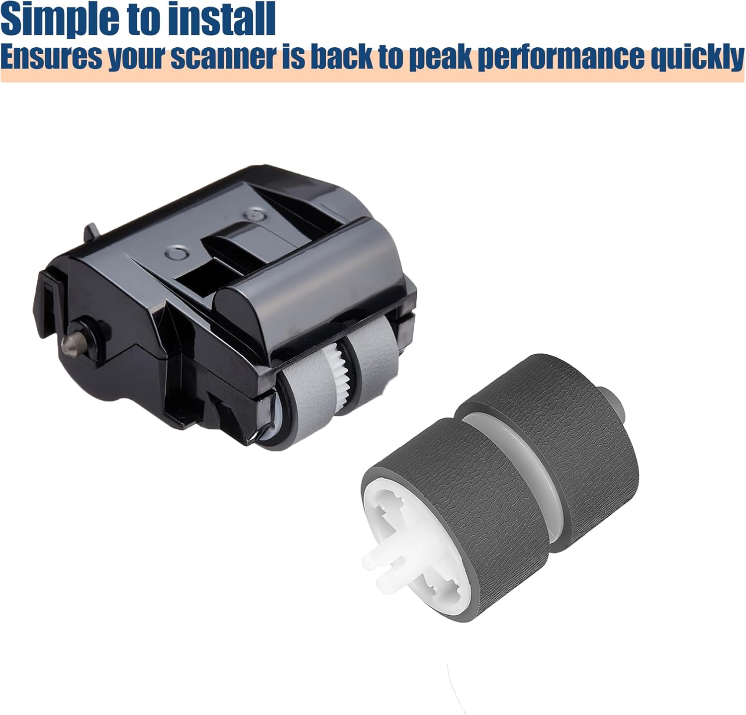 5484B001 Scanner Exchange Roller Assembly Kit Fit for Canon DR-C125 DR-C225 DR-C255 DR-C225II DR-C225W, 2024 New Scanner Replacement Roller Kits 5484B001AA