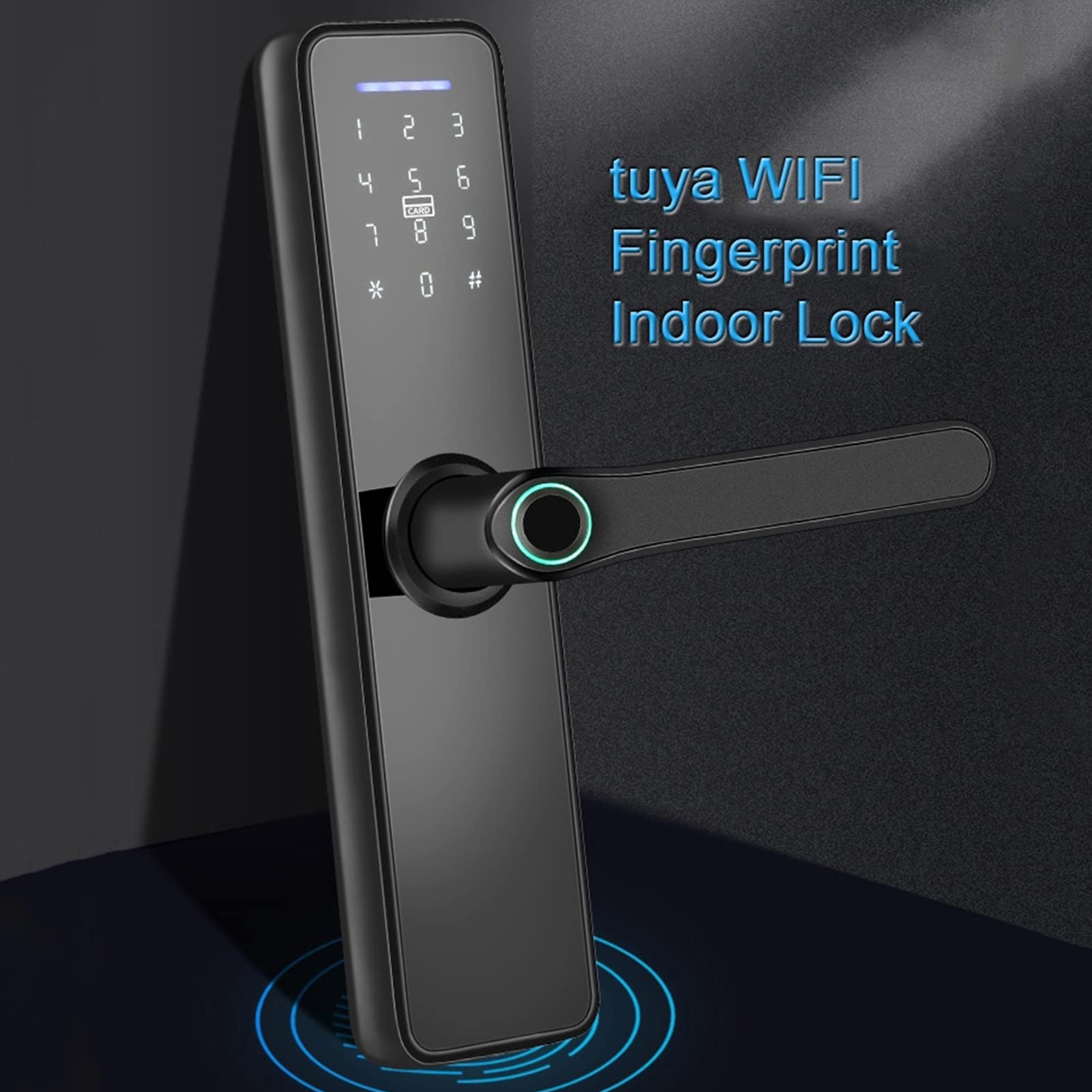 Cerradura Inteligente Cerradura Inteligente Smart 33 × 19 × 12 Smart Wifi Serratura Elettronica Impronta Digitale Password Ic Card Chiavi Meccaniche Sblocco per Tuya