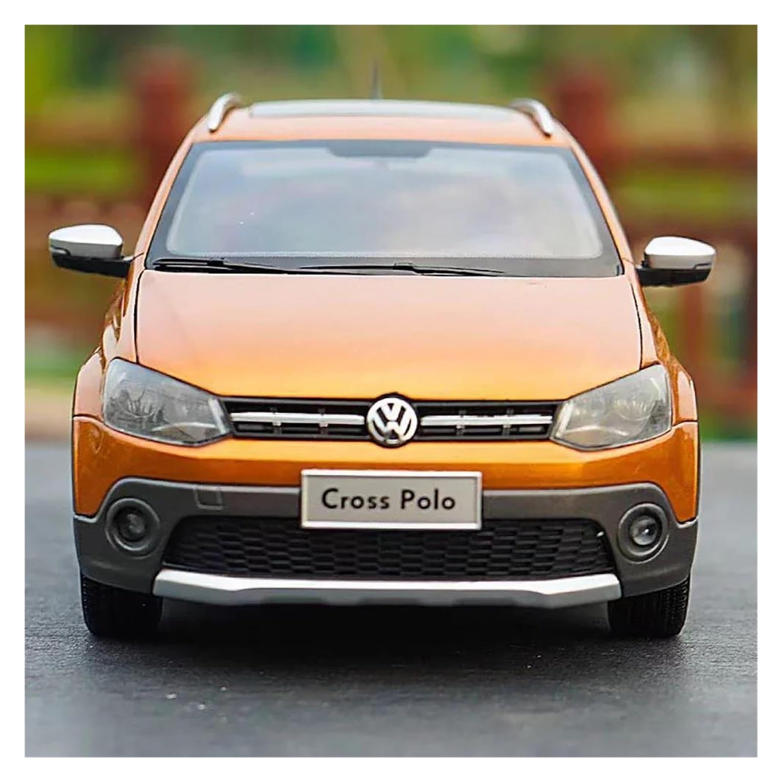 Metallo Scala Replica 1 18 Per Volkswagen New Cross Polo 2016 Modello Di Auto In Lega Con Ornamenti In Metallo Hobby Veicoli Giochi Set