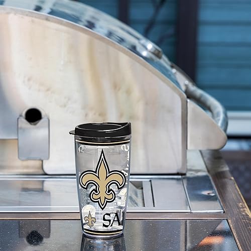 Miniatura 98 de Rico Industries NFL - Vaso de fútbol americano de doble pared, 16 onzas, tapa W