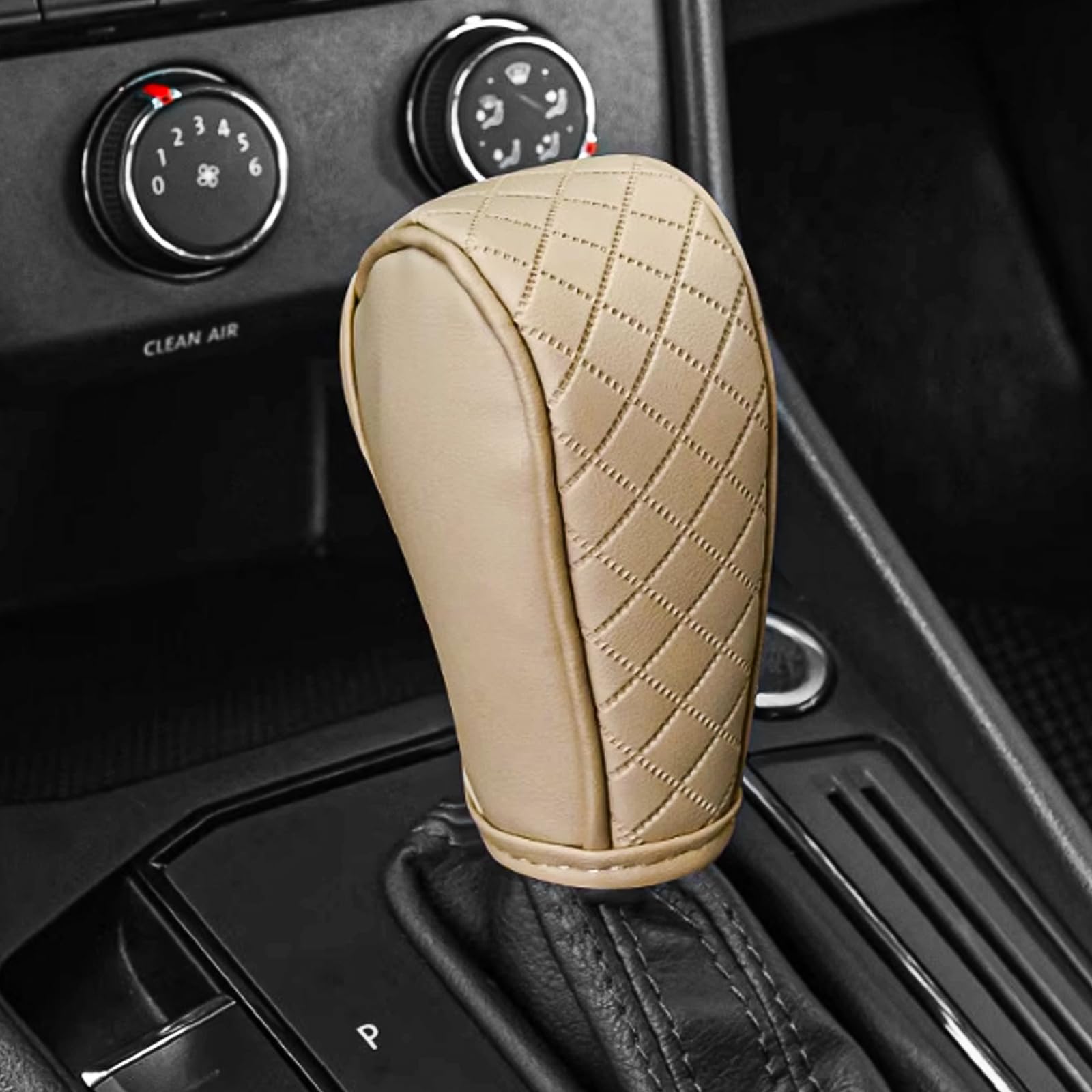 2024 New Car Gear Shifter Knob Cover, Elastic Silicone Car Automatic Shifter Protector Cover, Universal Antl-Slip Auto Knob Gear Stick Protector Vehicle Accessories