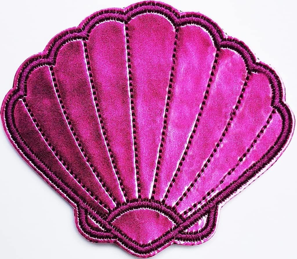 Amazon.com: PARITA Cute Purple Shell Mermaid Princess Pearl Seashell ...