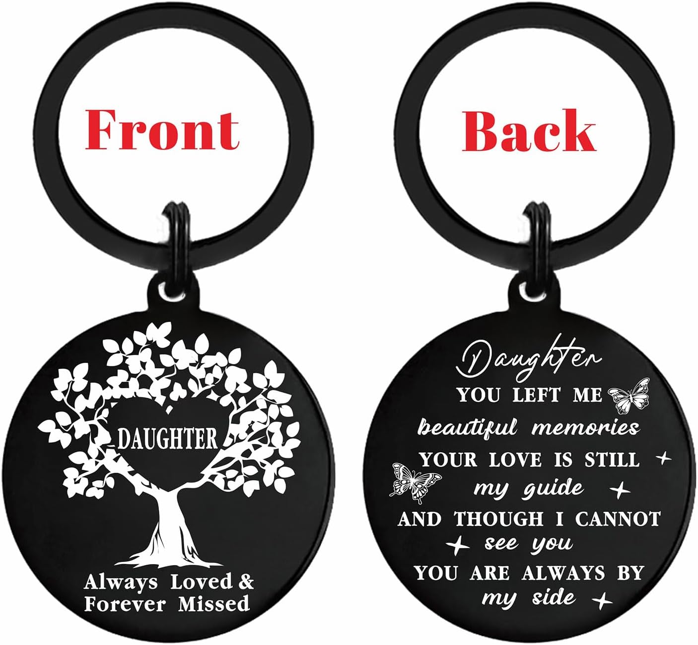 Viayen Sympathy Gifts for Loss of Loved One Keychain- Memorial Day Decorations- Bereavement Gift Ideas - Image 4