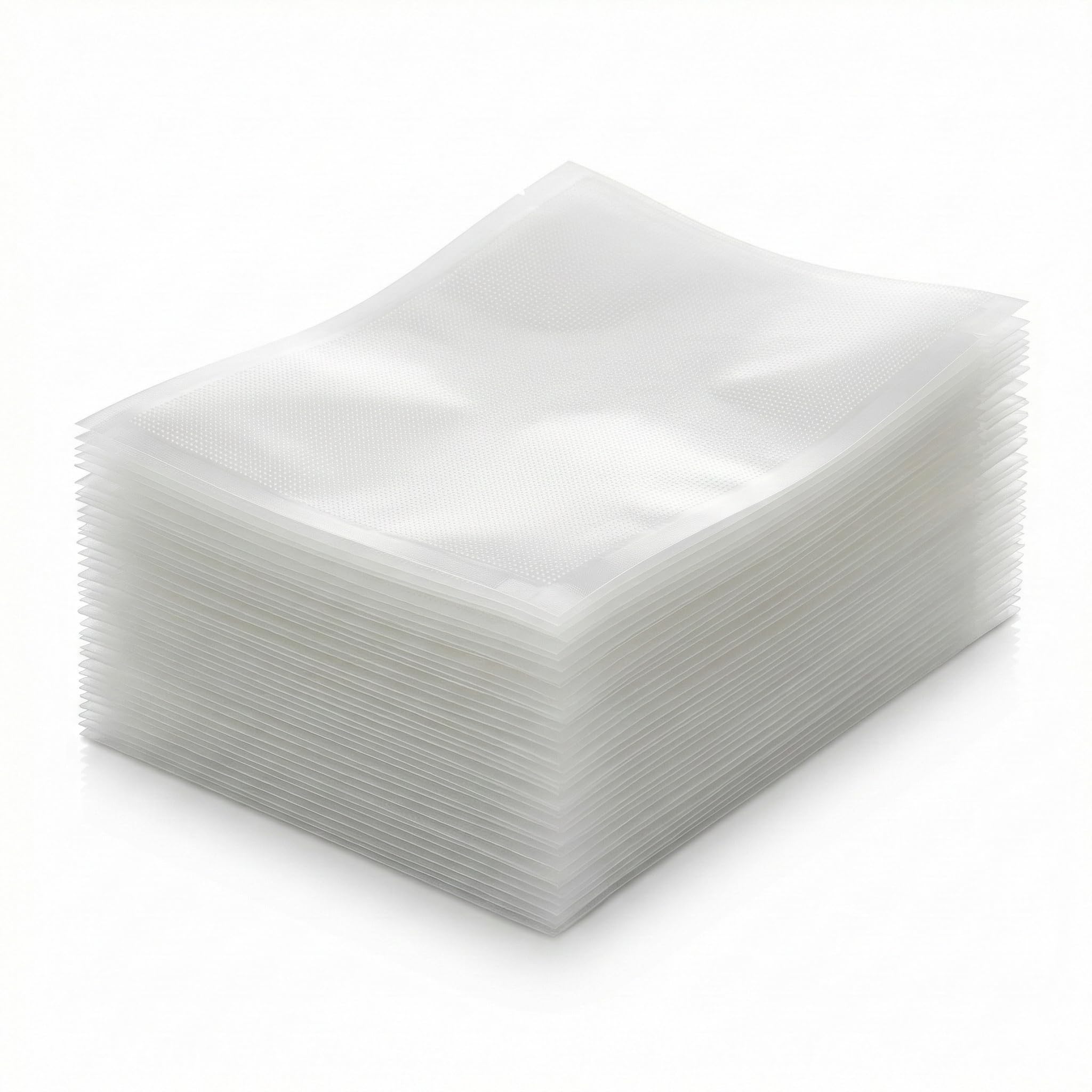 Vacuum Pouch 28cm x 37cm, Pack of 75, Dotted Embossed BPA Free Microwaveable Transparent Food Storage Vacuum Bags with 90 Micron Thickness, Capacity Approx. 2.5 Kg