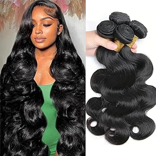 Body Wave Bundles Human Hair 22 24 26 28 Inch 4 Package 12A Brazilian Hair Bundles For Women