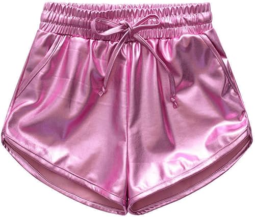 Girls Shorts Kids Sparkly Dance Outfits Shiny Hot Pants Athletic Shorts for Girl