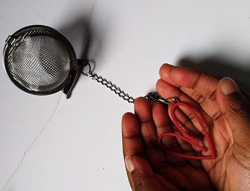 Miniatura 2 de Loose Tea Infuser with Red Heart Charm