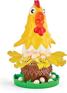 Game Zone Pluck It - Interactive Chicken Game for 2-4 Players Ages 4+ - Develops Hand-Eye Coordination and Strategic Think...
