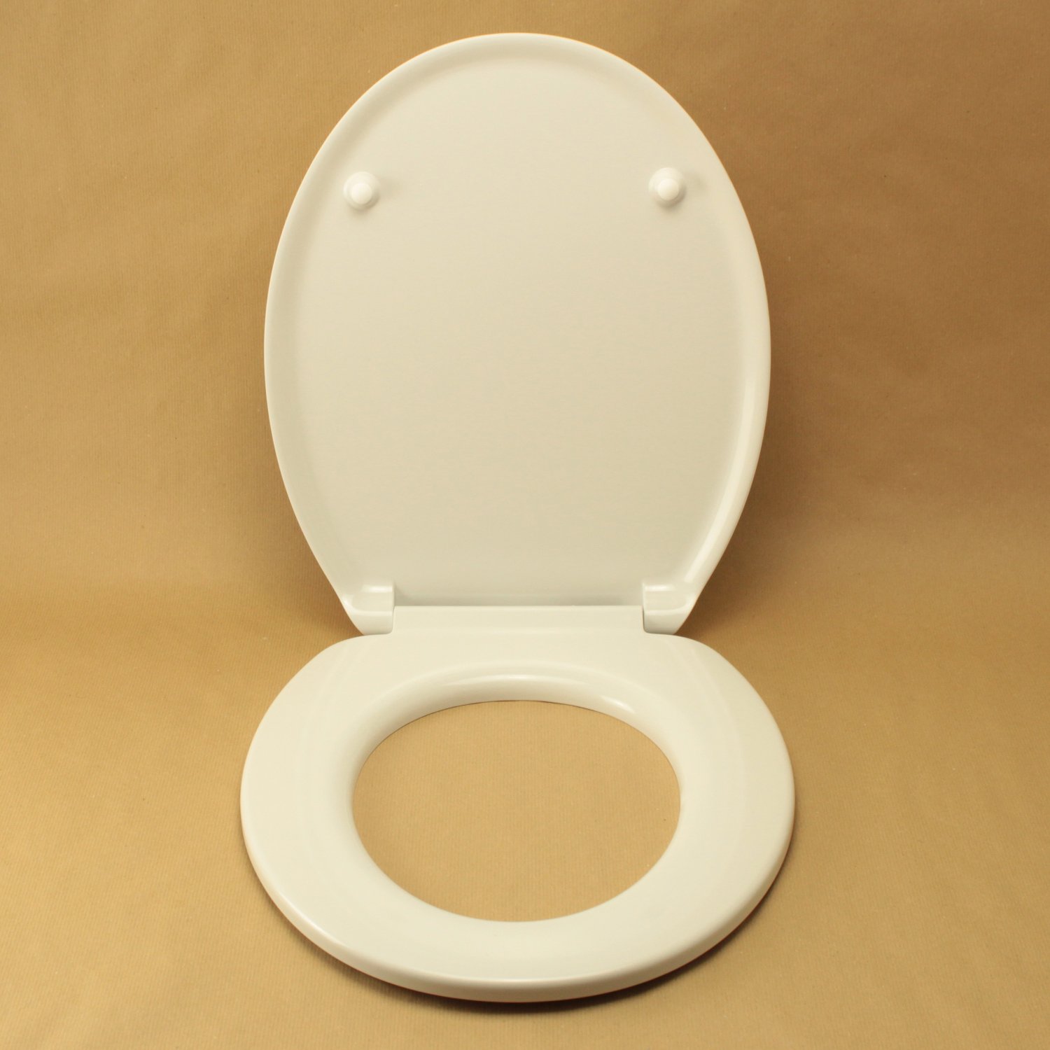 Copriwater per CATALANO ZERO LIGHT TERRA/SOSPESO/MB TERMOINDURENTE BIANCO cerniera inox normale