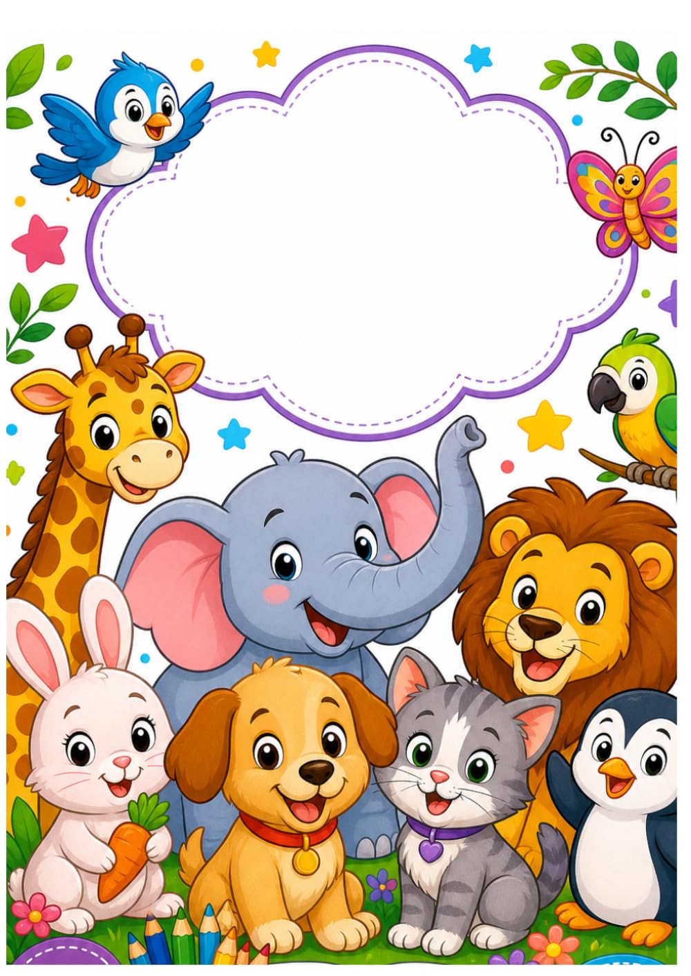 Meu Livro de Colorir: Animais Fofos